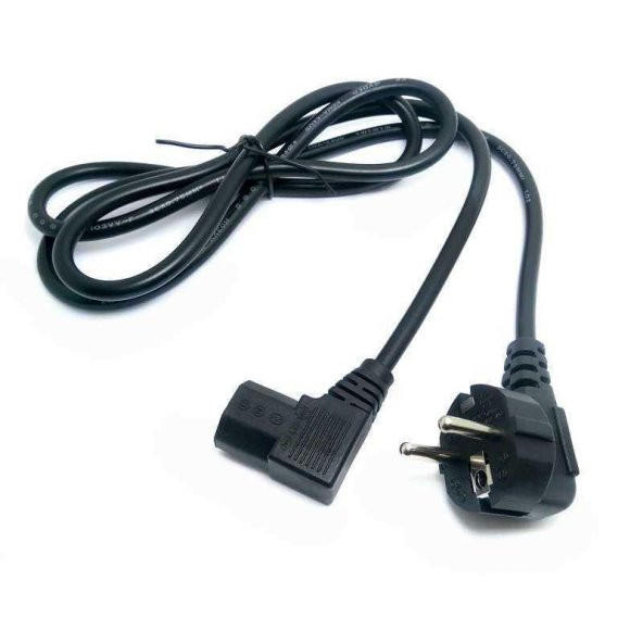 3x0.75 mm 90 Derece Monitör Power Kablosu 1.5 Metre ürün görseli 1
