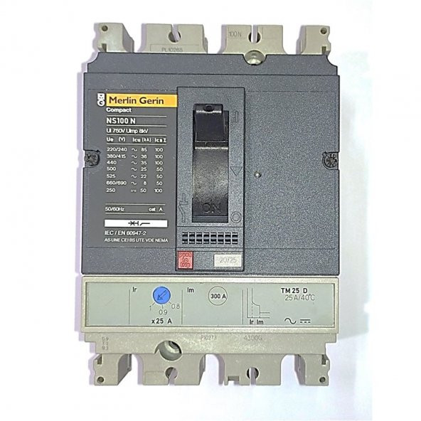 Merlin Gerin 2X25 Amper Kompakt Şalter Ns100n-29624 ürün görseli 1