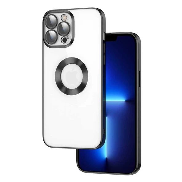 Gpack Apple iPhone 12 Pro Kılıf Logo Gösteren Kamera Korumalı Silikon ürün görseli 1