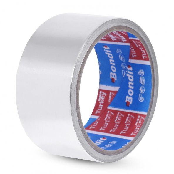 Alüminyum Folyo Bant 45 mm x 5 Metre Yanmaz Soba Borusu Bandı ürün görseli 1