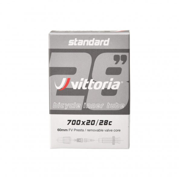 Vittoria 700x20/28C İnce Sibop 60mm İç Lastik ürün görseli 1