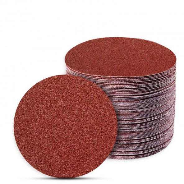 100 Adet Cırt Zımpara 115 mm Spiral Avuç Taşlama (Karma Paket) ürün görseli 1