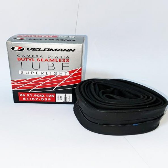 Velomann Superlight 26x1.90-2.125 FV 60 (İnce Valf) İç Lastik ürün görseli 1