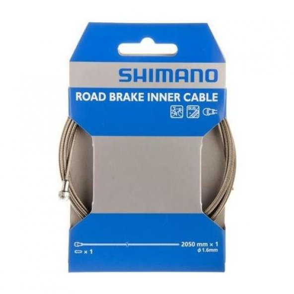 Shimano SUS 2050mm Yol Bisiklet Fren İç Kablosu ürün görseli 1
