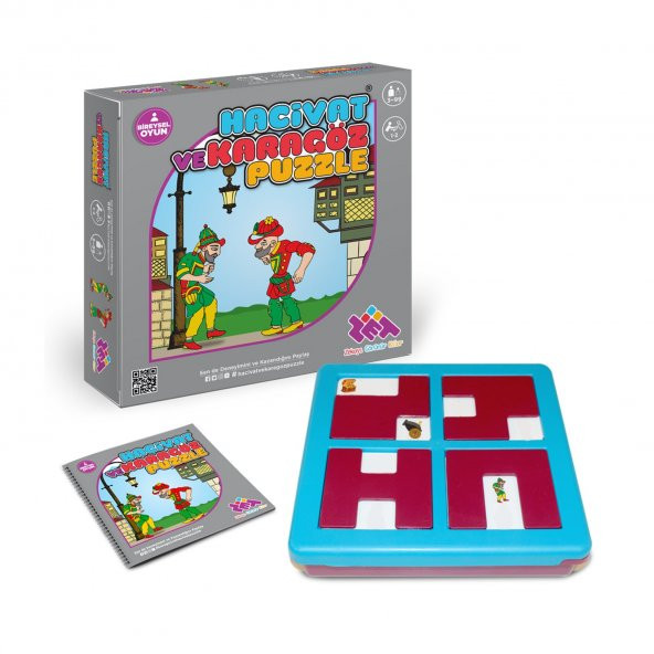 HACİVAT VE KARAGÖZ PUZZLE Zeka ve Akıl Oyunu 3+ Yaş 1+ Oyuncu ürün görseli 1