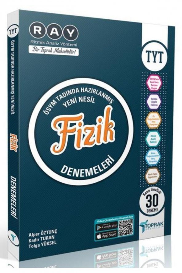 Toprak Tyt Fizik Deneme Kitabı (30Lu) ürün görseli 1