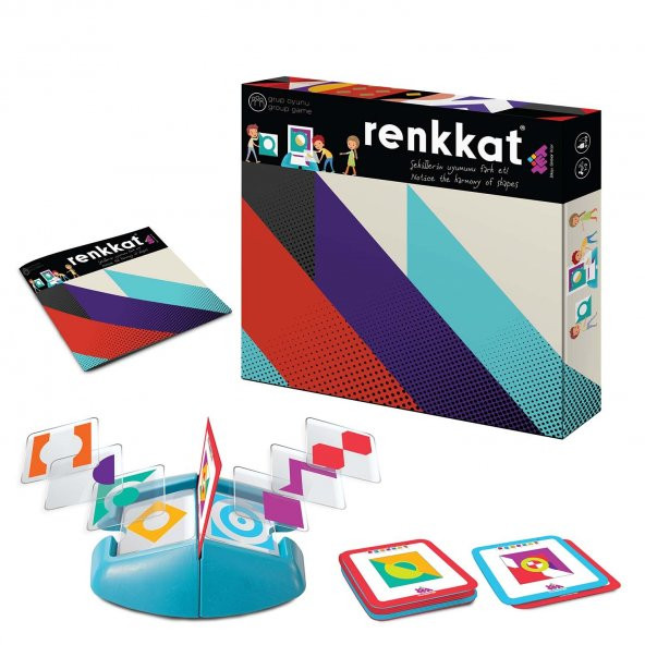 RENKKAT (İki Kişilik) Dikkat ve Zeka Oyunu 3+ Yaş 2 Oyuncu ürün görseli 1