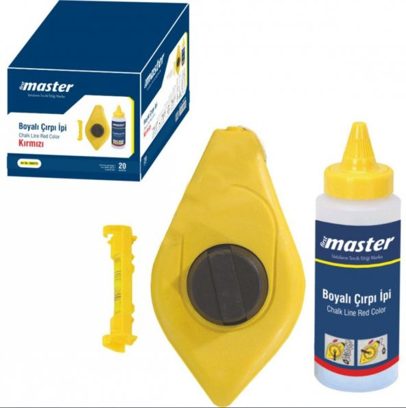 Master Boyalı Çırpı İpi Kırmızı ürün görseli 1