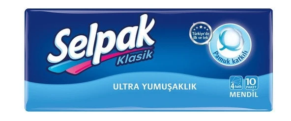 Selpak Sade Cep Mendil 10'lu ürün görseli 1