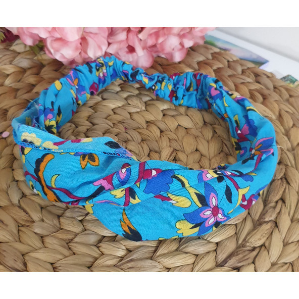 Çiçekli Bandana - Resim 4