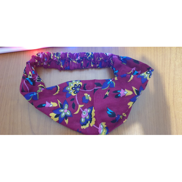 Çiçekli Bandana - Resim 6