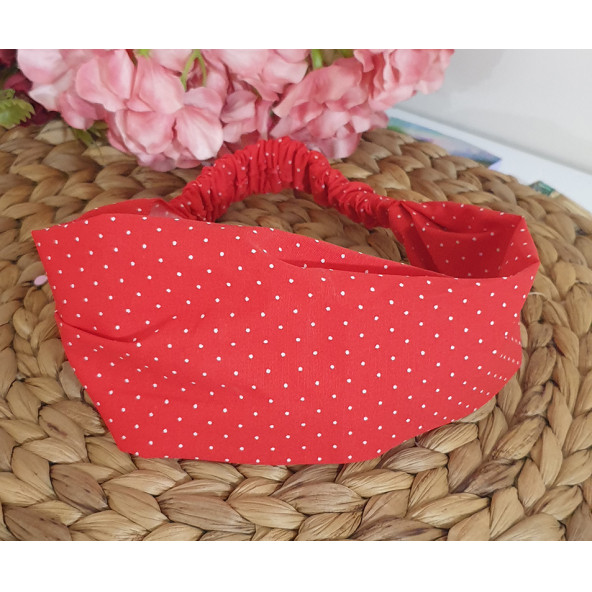 Puantiyeli Bandana - Resim 4