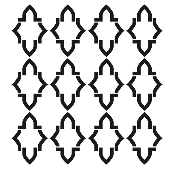 HOME HERITAGE MODERN 45X45CM HHMS-03 STENCİL ürün görseli 1