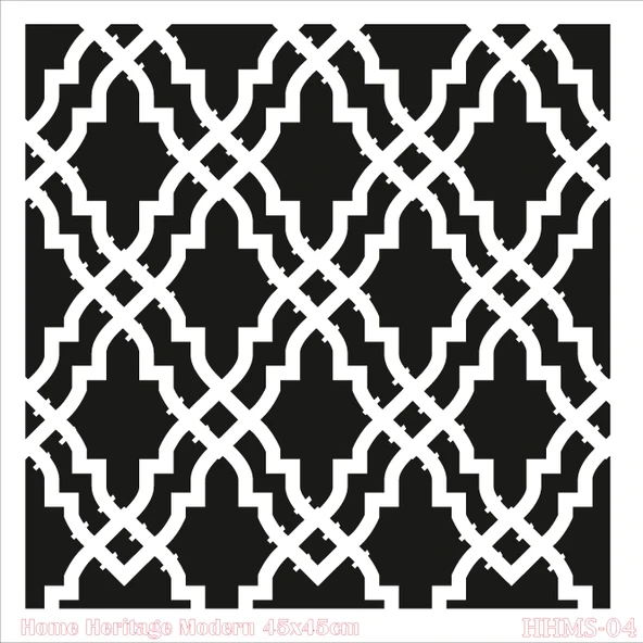 HOME HERITAGE MODERN 45X45CM HHMS-04 STENCİL ürün görseli 1