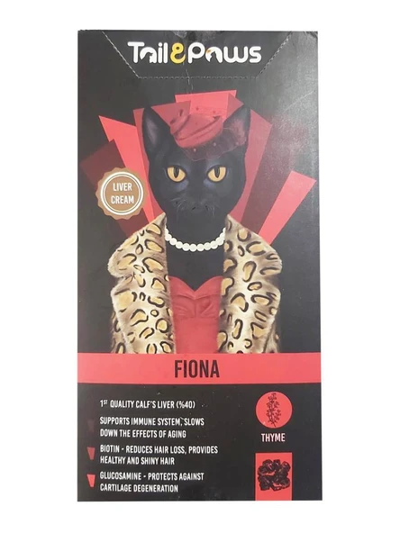 Tail Paws Fiona Liver Ciğerli Sıvı Kedi Ödülü 15gr (5'li) ürün görseli 1