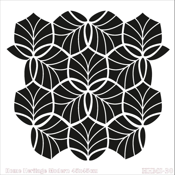 HOME HERITAGE MODERN 45X45CM HHMS-30 STENCİL ürün görseli 1