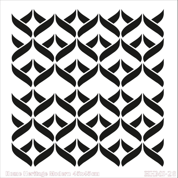 HOME HERITAGE MODERN 45X45CM HHMS-28 STENCİL ürün görseli 1