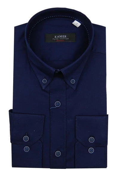 Erkek Slim Fit Gömlek 9223 009223 - Resim 2