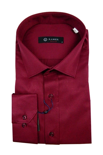 Erkek Slim Fit Gömlek 9901 009901 - Resim 4