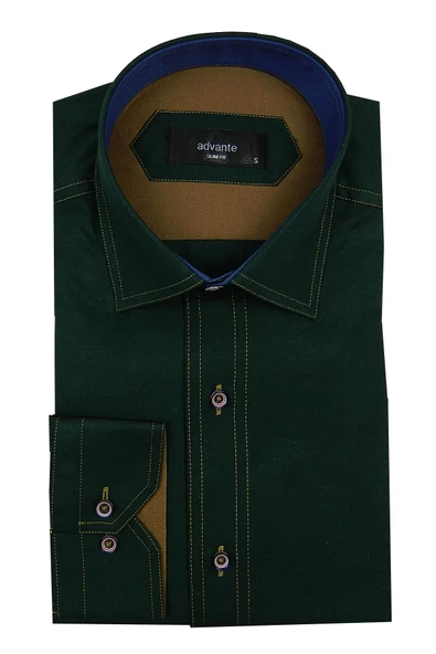 Erkek Slim Fit Gömlek Bgl-st00121 - Resim 2