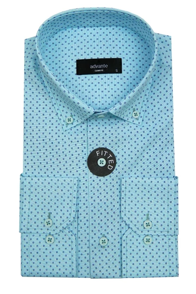 Erkek Slim Fit Puantiyeli Gömlek Bgl-st00161 ürün görseli 1