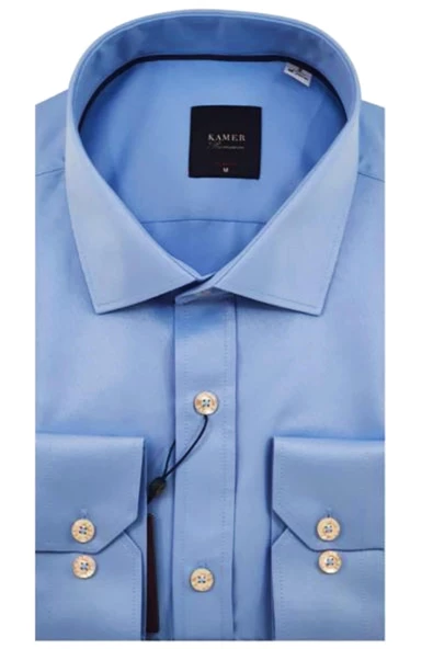 Erkek Slim Fit Gömlek 7004 007004 - Resim 4