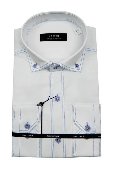 Erkek Slim Fit Gömlek 9258 009258 - Resim 3