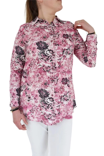 Kadın Çiçekli Tunik BGL-ST00651 - Resim 9