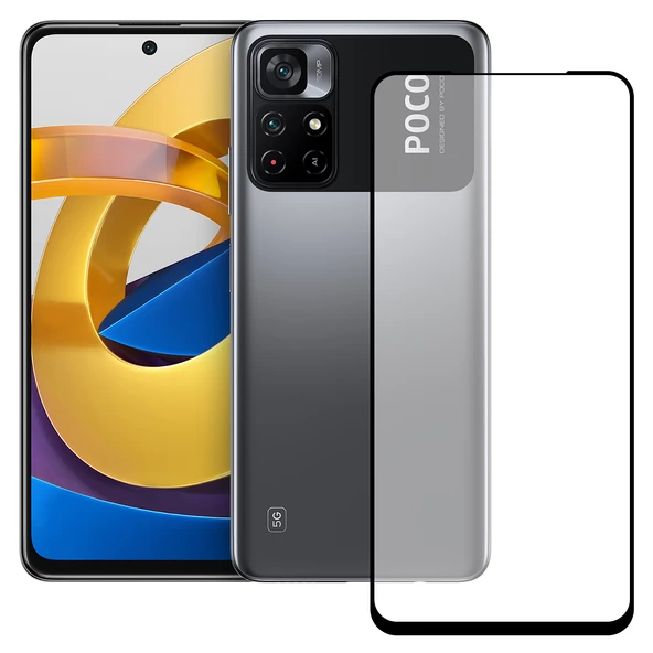 Bufalo Xiaomi Poco M4 Pro 5G Ekran Koruyucu Seramik Nano 9D Tam Kaplama ürün görseli 1