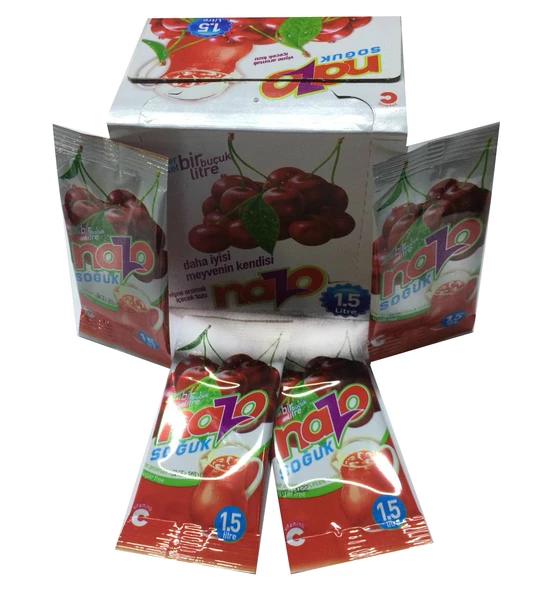Nazo Vişne Aromalı İçecek Tozu 9gr 24 Adet ürün görseli 1