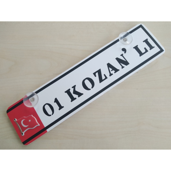 01 KOZANLI DEKOR PLAKA (30x7cm) vantuzlu Pleksi (Dekor Levha) DEKOR PLAKA, 01 ADANA KOZAN PLAKA ürün görseli 1