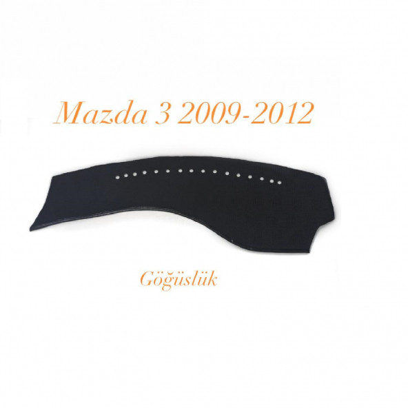 MAZDA 3 2009-2012 ARASI 3 BOYUTLU HALI KUMAŞ TORPİDO KORUYUCU ÖRTÜ ürün görseli 1