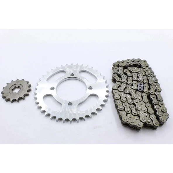 YAMAHA CRYPTON ZİNCİR DİŞLİ SETİ 15/36/110 OEM ürün görseli 1