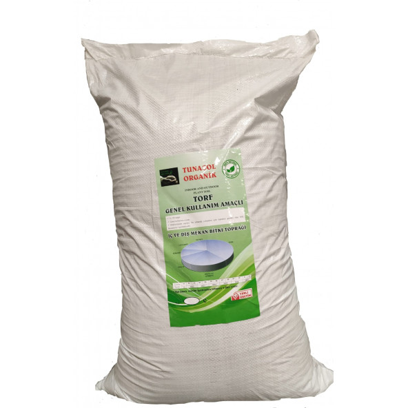 Tunasol Organik 60 lt torf. Solucan Gübreli 6 lı Karışım. Bitki Saksı Çiçek Toprağı ürün görseli 1
