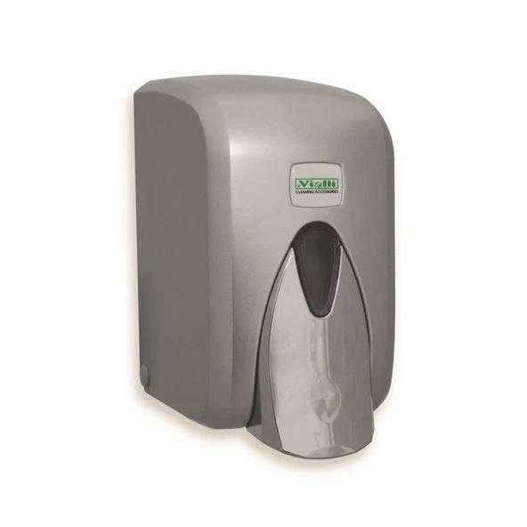Omnipazar Vialli S5C Gri Sıvı Sabun Dispenseri Aparatı Hazneli 500 ml ürün görseli 1