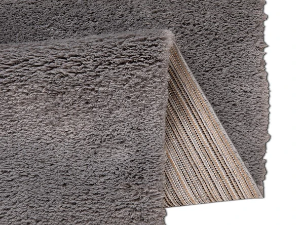 Soft Plain Gri Dikdörtgen Halı 150x230cm - Resim 2