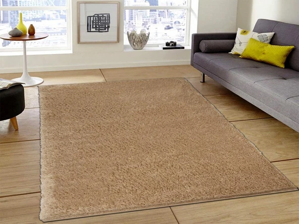 Soft Plain Altın Dikdörtgen Halı 150x230cm ürün görseli 1
