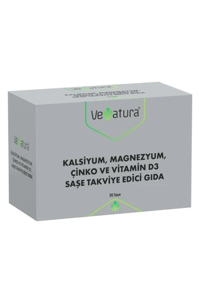 Venatura Kalsiyum, Magnezyum, Çinko Ve Vitamin D3 30 Saşe ürün görseli 1
