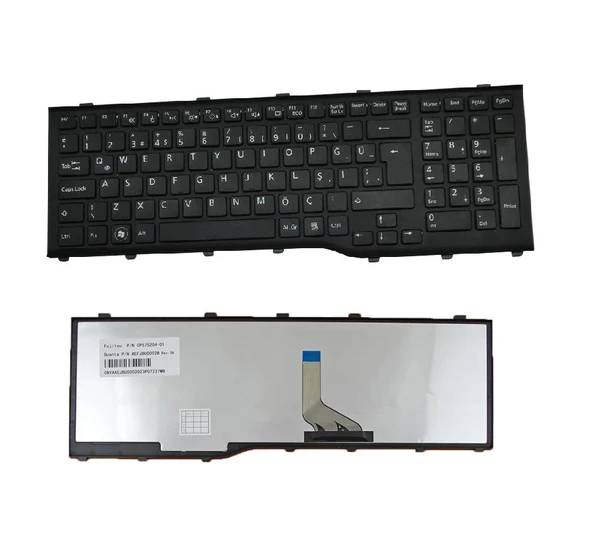 Fujitsu LifeBook A532, AH532, AH532-703 Klavyesi (Siyah TR) ürün görseli 1