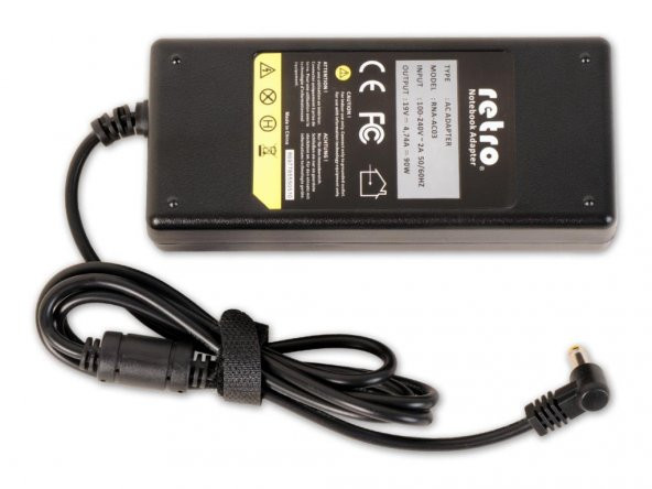Acer eMachines E725, E728, E730, E730G Adaptörü 90W (19v 4.74A) - Resim 5
