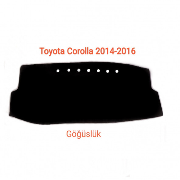 TOYOTA COROLLA 2014-2016 ARASI HALI KUMAŞ TORPİDO KORUYUCU ÖRTÜ ürün görseli 1