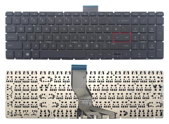 Hp 15-CX0019nt 4PS48EA 15-CX0026nt 5ET08EA Klavyesi (Siyah TR) ürün görseli 1