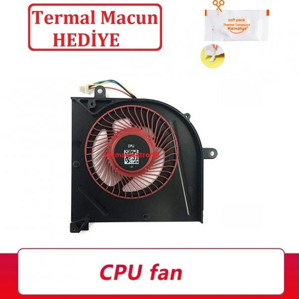 MSI GS63 Notebook Fan / Ver.1 (CPU, işlemci) SOL - Resim 3