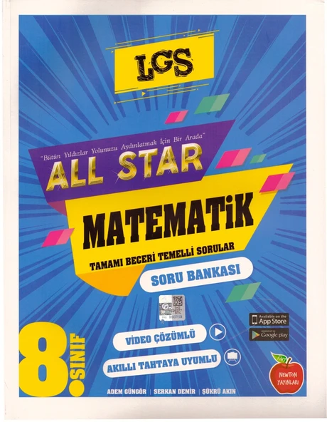 NEWTON 8.SINIF ALL STAR MATEMATİK SORU BANKASI ürün görseli 1