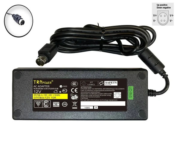 12V 10A 4 Pin Nas Cihazı Adaptörü ürün görseli 1