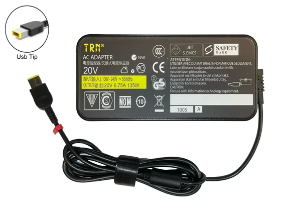 Lenovo ThinkPad X1 Extreme 1st Gen 20MF Notebook Adaptör Şarj Aleti ürün görseli 1