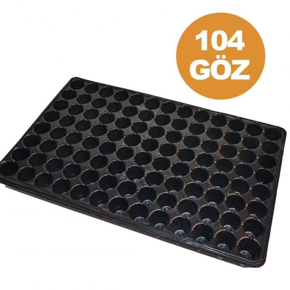 104 GÖZ (100 adet) Viyol FİDE YETİŞTİRME VİYOLÜ FİDAN YETİŞTİRME KABI ÇİLEK SEBZE MEYVE SÜS BİTKİSİ SKULENT FİDELİK ürün görseli 1