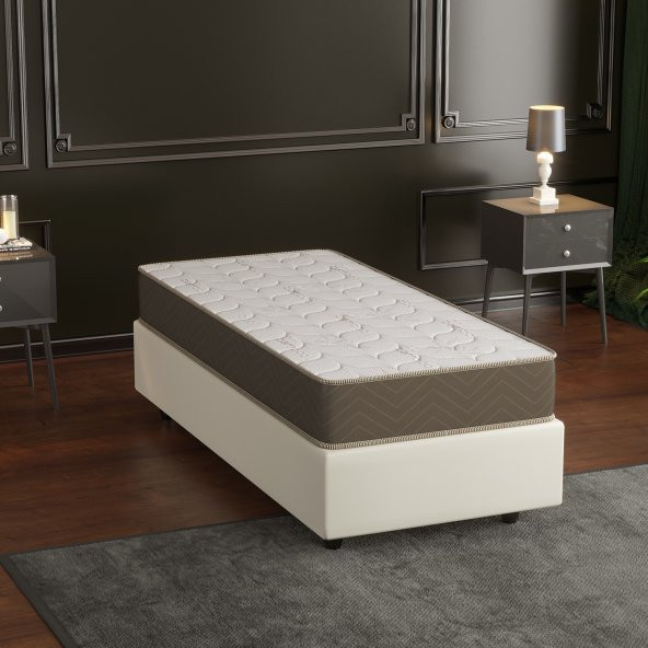 Mobpazar Basic Full Ortopedik Lux Bamboo Yaylı Yatak 75x200 cm ürün görseli 1