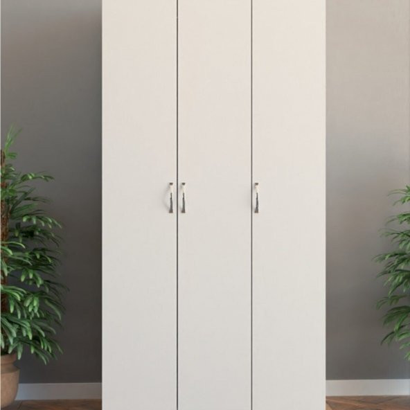 ÜNÜVAR KONSEPT White 3 Kapılı Gardırop ürün görseli 1