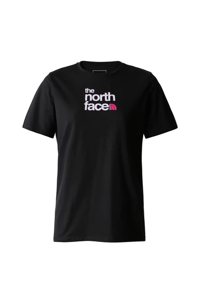 The North Face  Kadın FOUNDATION GRAPHIC - EU Tişört - Resim 2